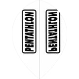 Dart Flights - Pentathlon Colours - Extra Strong - Pear Clear