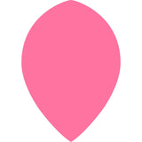 Dart Flights - Poly Plain Fluoresent - Pear - Fluro Fluro Pink