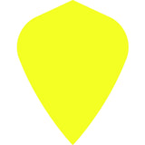 Dart Flights - Poly Plain Fluoresent - Kite - Fluro Fluro Yellow
