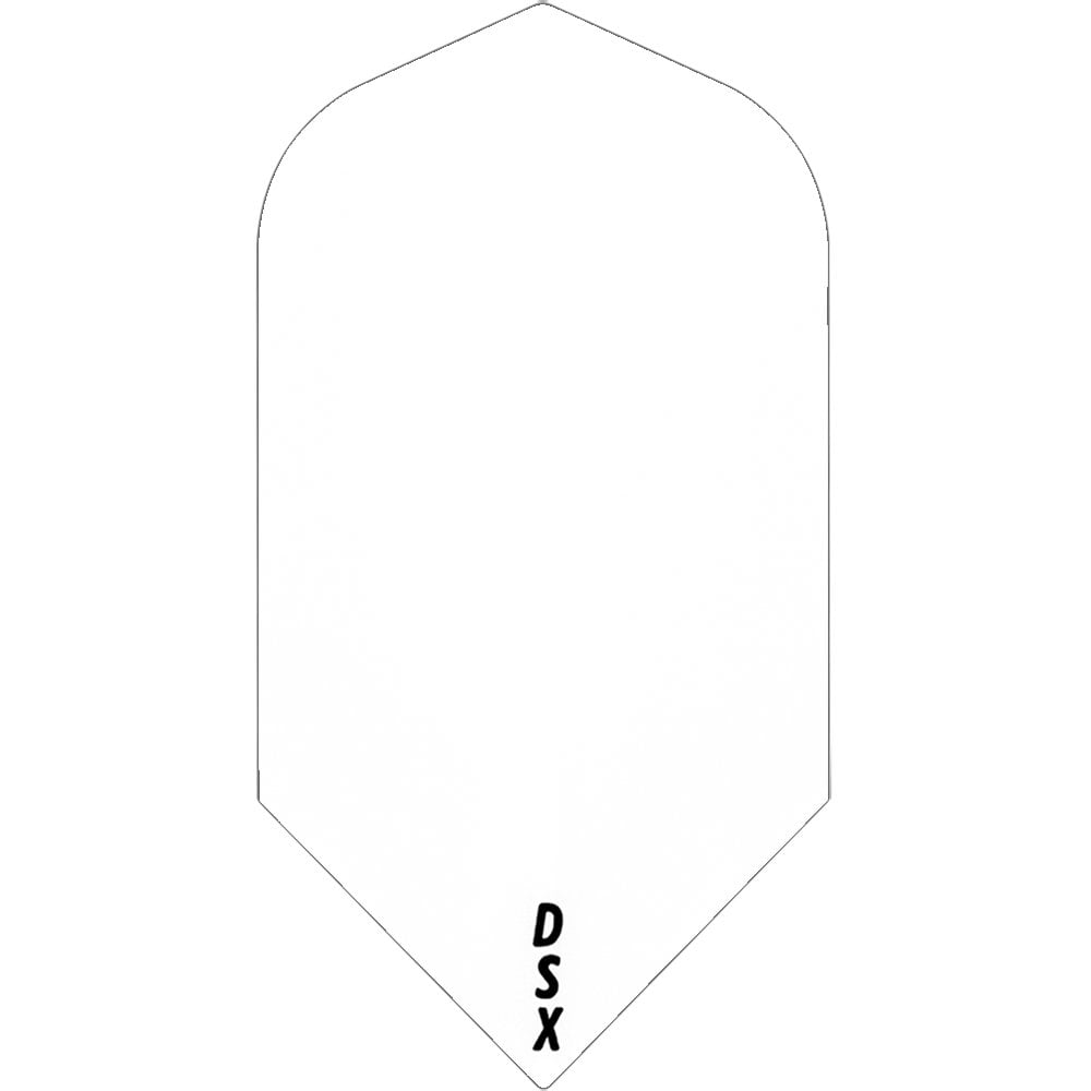 Designa DSX100 Dart Flights - Slim White