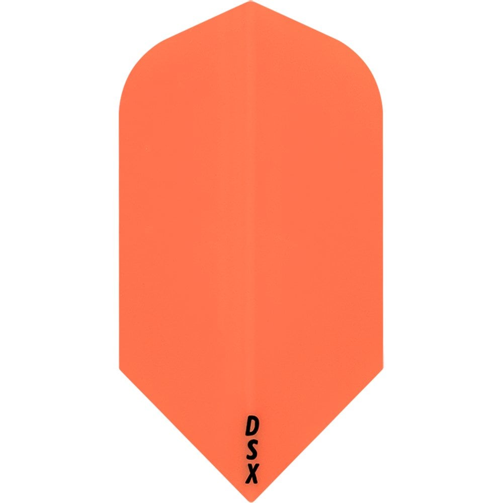 Designa DSX100 Dart Flights - Slim Orange