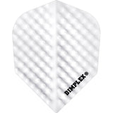 Harrows Dimplex Dart Flights - Standard Shape - Plain Colours Plain White