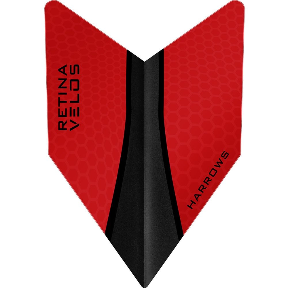 Harrows Retina-X Dart Flights - Velos Red