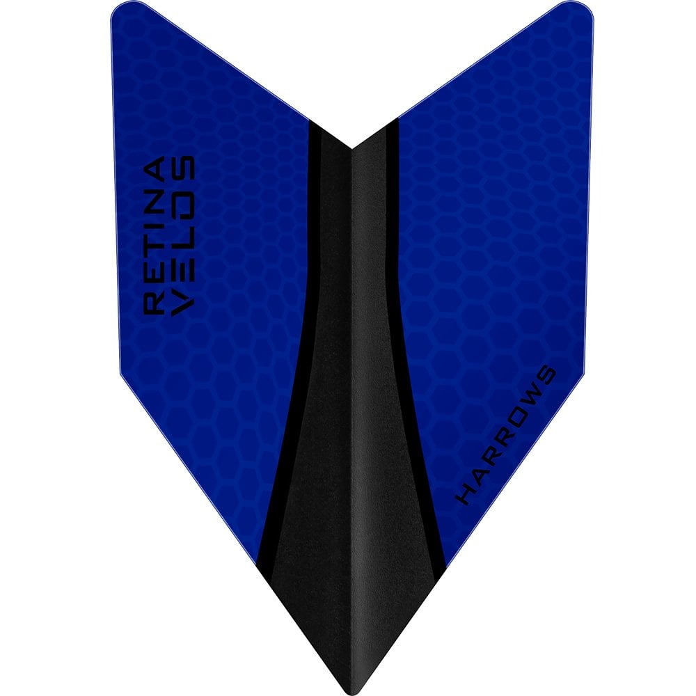 Harrows Retina-X Dart Flights - Velos Dark Blue