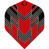 DC BlackFin Dart Flights - 100 Micron - No2 - Std Red