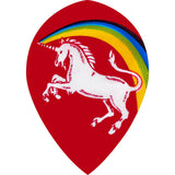 Unicorn Ultrafly Dart Flights - 100 - Xtra Pear - Rainbow