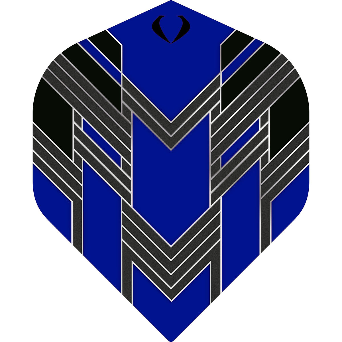 DC BlackFin Dart Flights - 100 Micron - No2 - Std Blue
