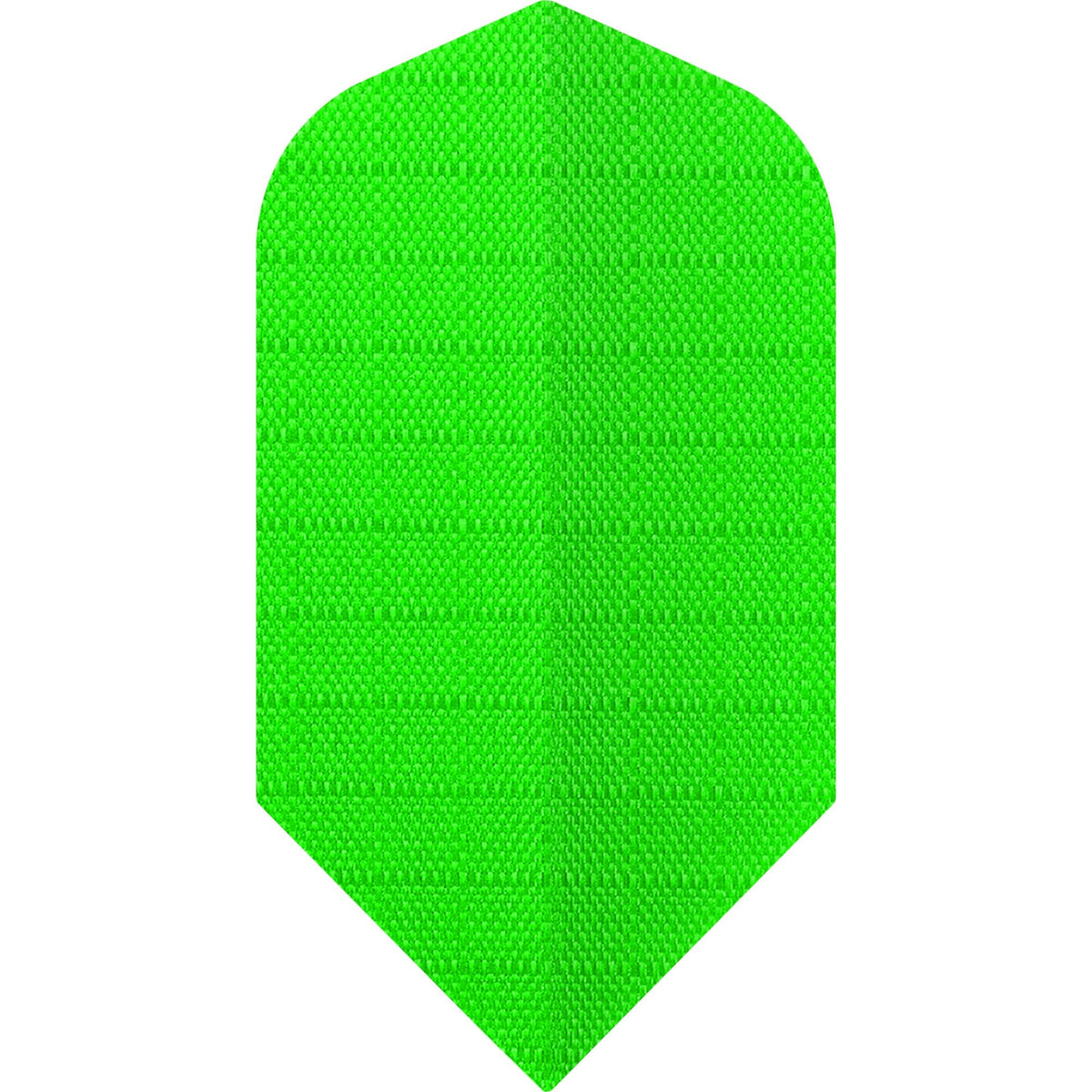 Designa Dart Flights - Fabric Rip Stop Nylon - Longlife - Slim Fluro Green