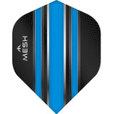 Mission Mesh Dart Flights - 100 Micron - No2 - Std Aqua Blue