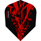 Harrows Rapide X Dart Flights - Std Shape - Rapide-X Red
