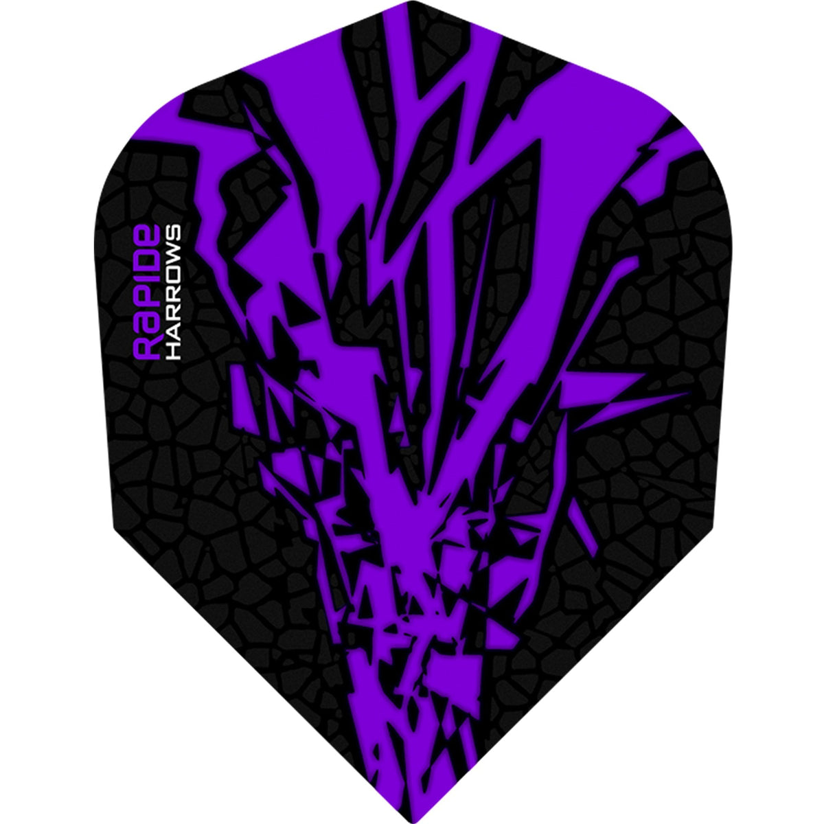 Harrows Rapide X Dart Flights - Std Shape - Rapide-X Purple