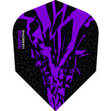 Harrows Rapide X Dart Flights - Std Shape - Rapide-X Purple