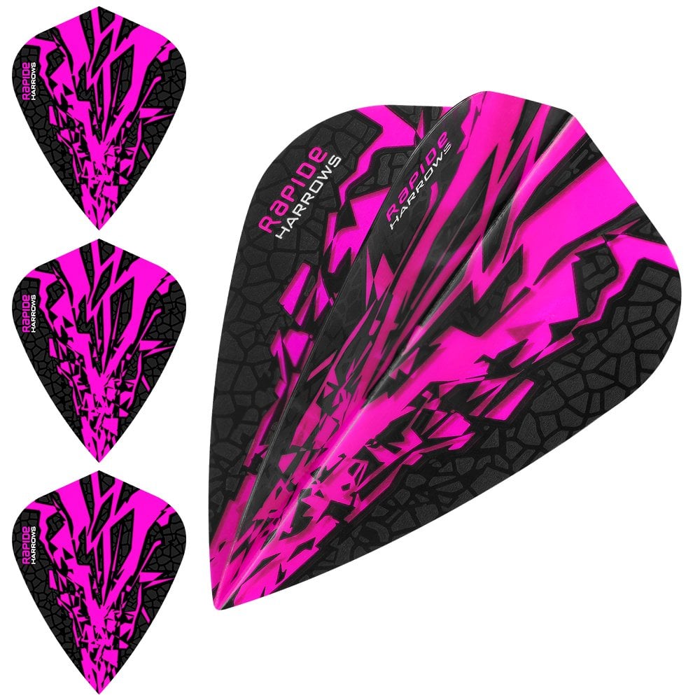 Harrows Rapide X Dart Flights - Kite Shape - Rapide-X