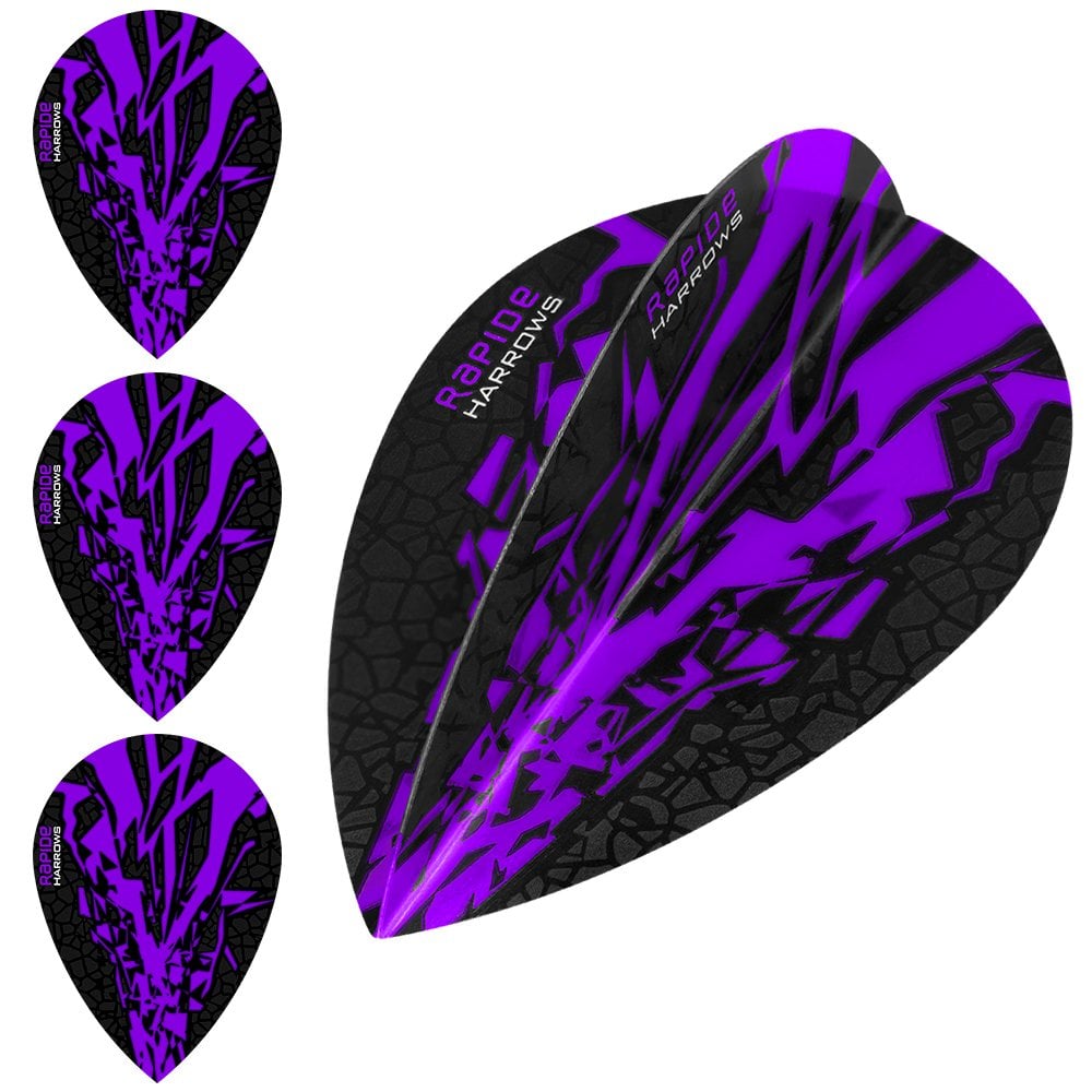 *Harrows Rapide X Dart Flights - Pear Shape - Rapide-X