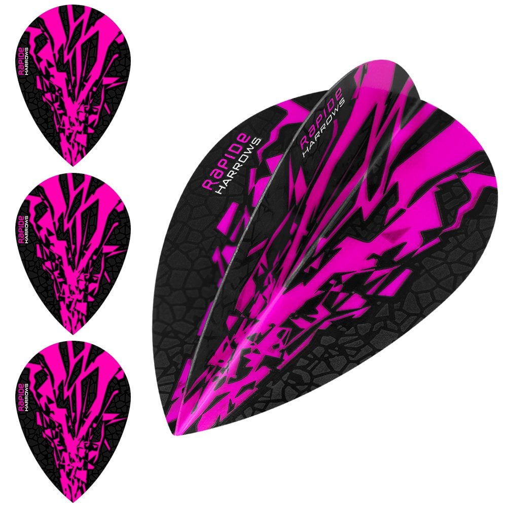 *Harrows Rapide X Dart Flights - Pear Shape - Rapide-X
