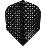 Dart Flights - Raw 75 - 75 Micron - Std - Dimplex Black