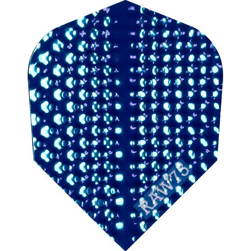 Dart Flights - Raw 75 - 75 Micron - Std - Dimplex Dark Blue