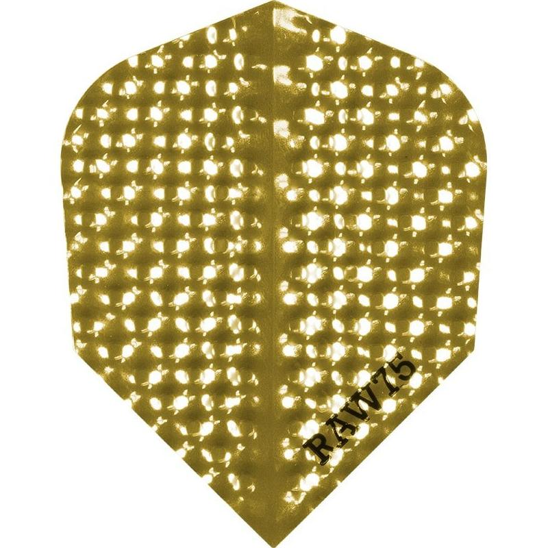 Dart Flights - Raw 75 - 75 Micron - Std - Dimplex Gold