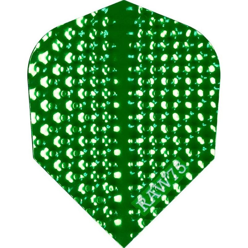 Dart Flights - Raw 75 - 75 Micron - Std - Dimplex Green