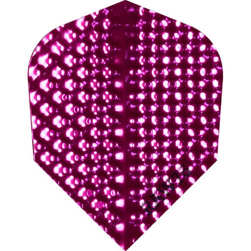 Dart Flights - Raw 75 - 75 Micron - Std - Dimplex Pink