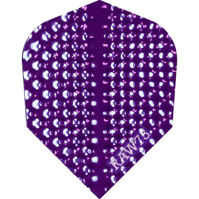 Dart Flights - Raw 75 - 75 Micron - Std - Dimplex Purple