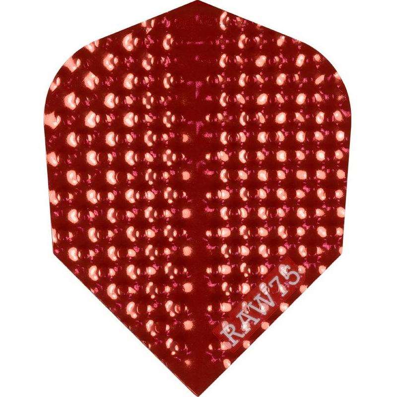 Dart Flights - Raw 75 - 75 Micron - Std - Dimplex Red