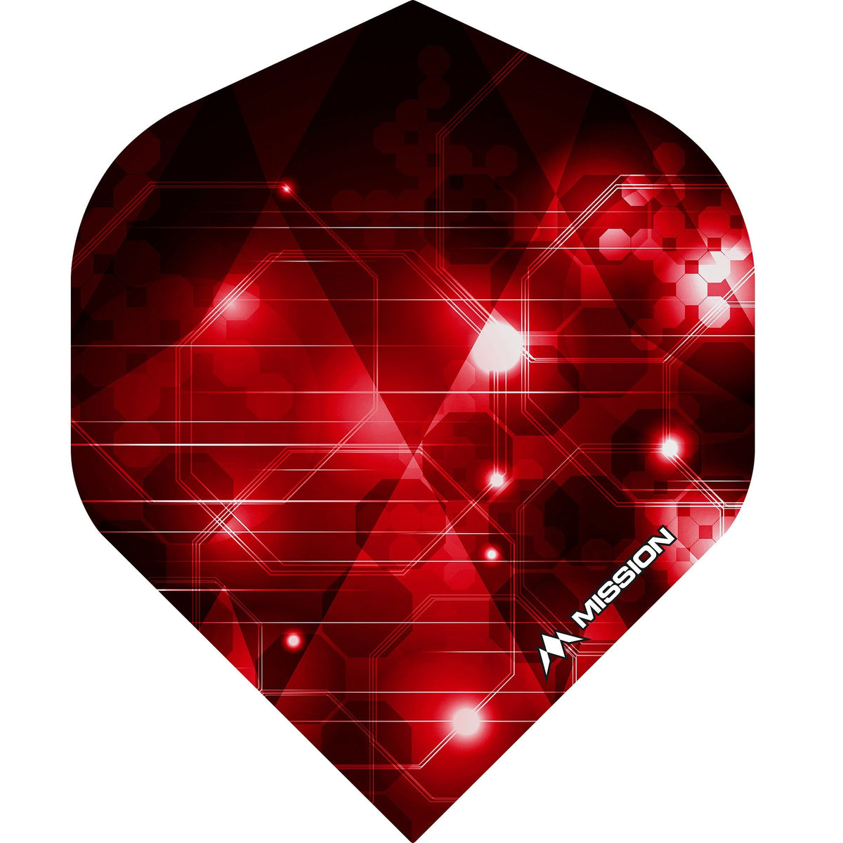 Mission Astral Dart Flights - 100 Micron - No2 - Std Red