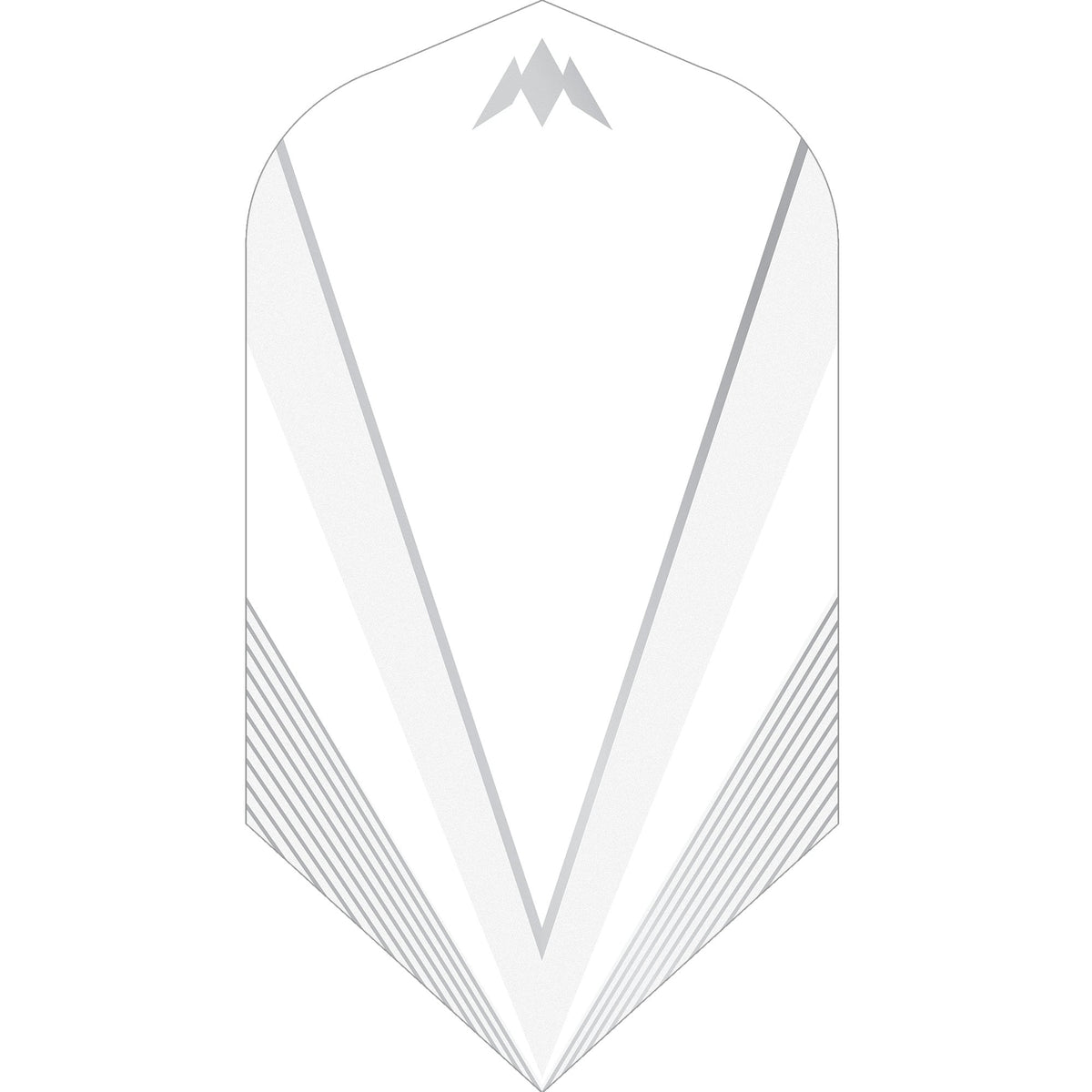 Mission Shades Dart Flights - 100 Micron - Slim White