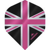 Mission Alliance Union Jack Dart Flights - No2 - Std - Black Black Pink