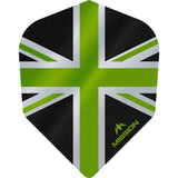 Mission Alliance Union Jack Dart Flights - No6 - Std - Black Black Green