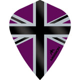 Mission Alliance-X Union Jack Dart Flights - Kite Purple Black