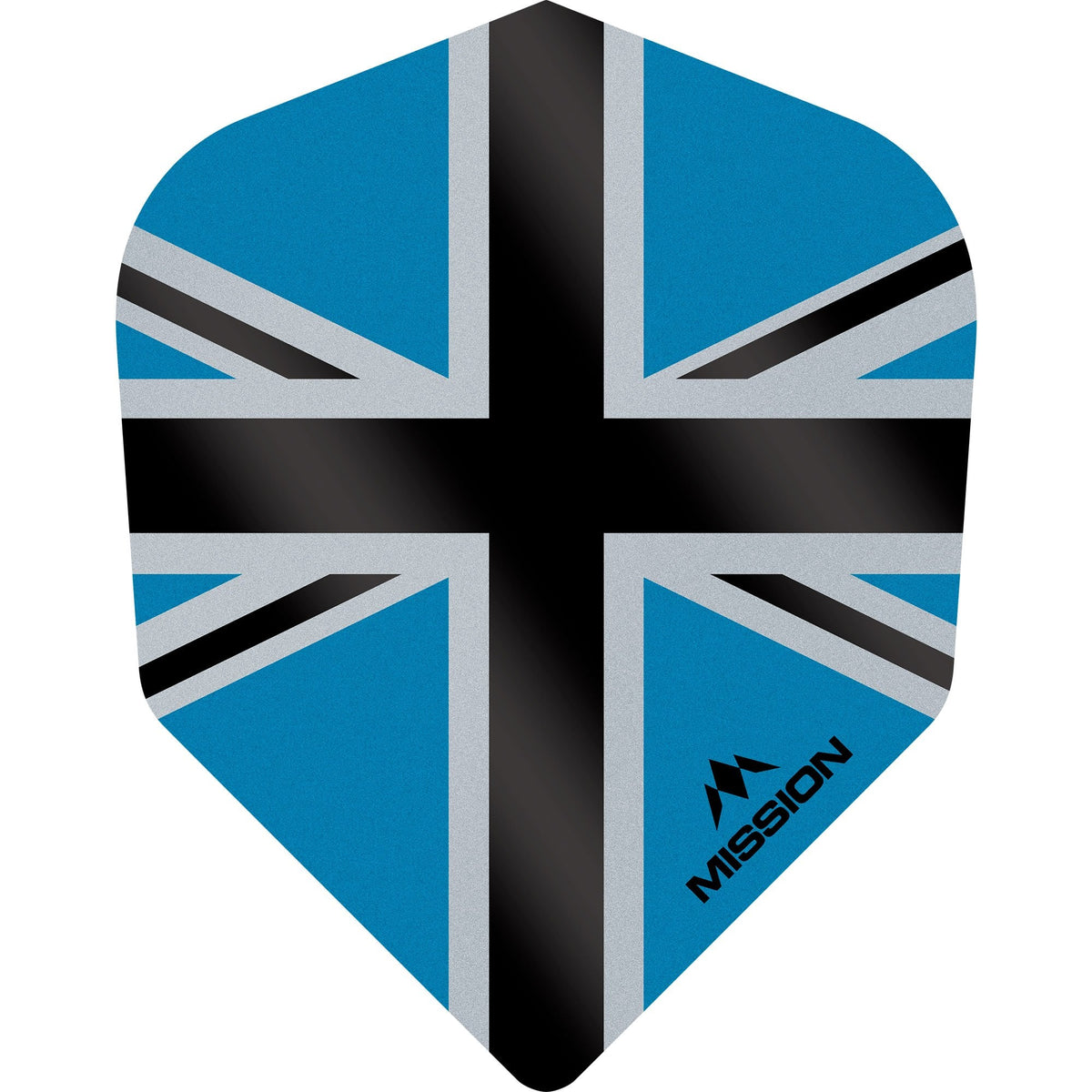 Mission Alliance-X Union Jack Dart Flights - No6 - Std Blue Black