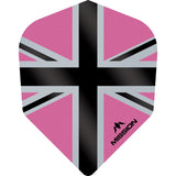 Mission Alliance-X Union Jack Dart Flights - No6 - Std Pink Black