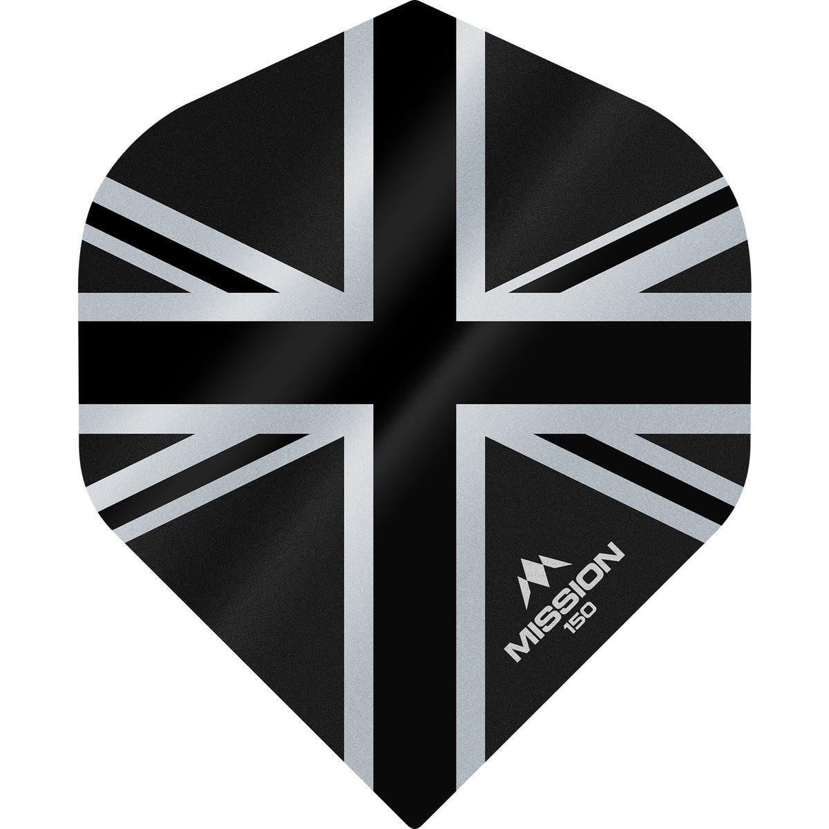 Mission Alliance Union Jack Dart Flights - 150 - No2 - Black Black