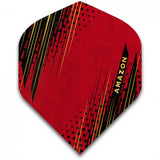 Amazon Oro Dart Flights - No2 - Std - Black Red