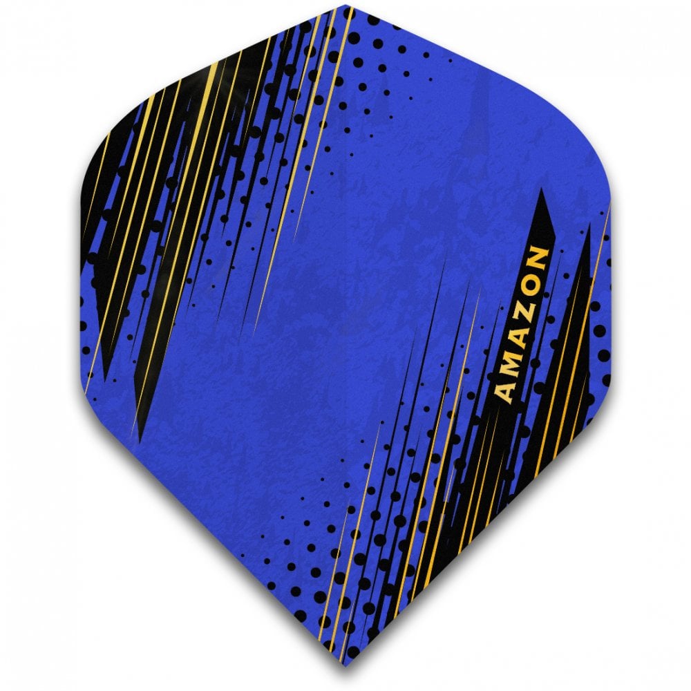 Amazon Oro Dart Flights - No2 - Std - Black Blue