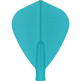 Cuesoul - Tero Flight System - Dart Flights - AK4 - Kite - Solid Blue
