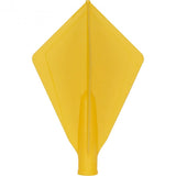 Cuesoul - Tero Flight System - Dart Flights - AK4 - Diamond - Solid Yellow