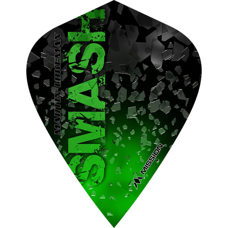 Mission Solo Dart Flights - 75 Micron - Kite - Martin Lukeman