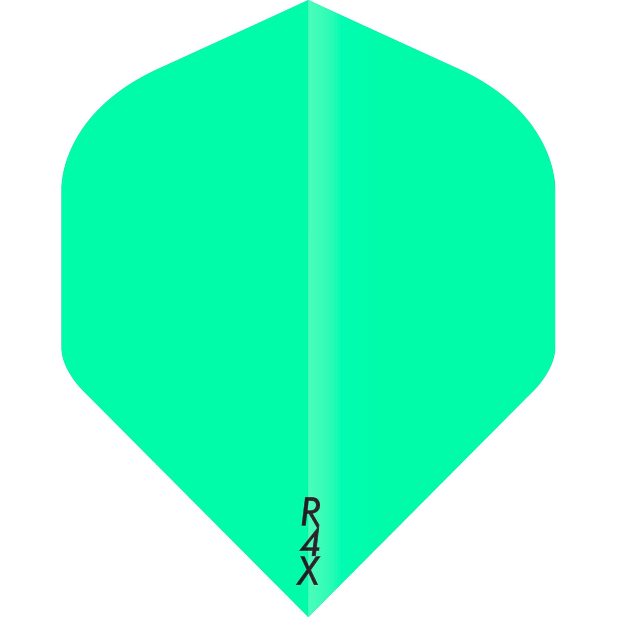 Ruthless R4X - Solid - Dart Flights - 100 Micron - No2 - Std Fluro Green