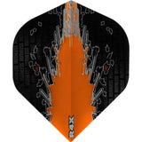 Ruthless - High Impact - Dart Flights - 100 Micron - No2 - Std Orange