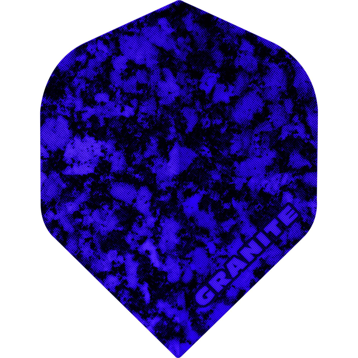 Ruthless - Rock Hard Granite - Dart Flights - 100 Micron - No2 - Std Blue