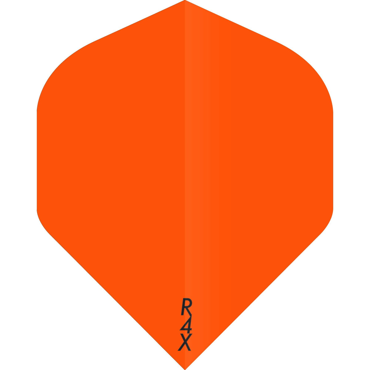 Ruthless R4X - Transparent - Dart Flights - 100 Micron - No2 - Std Orange