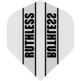 Ruthless - Clear Panel - Dart Flights - 100 Micron - No2 - Std White