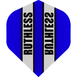 Ruthless - Clear Panel - Dart Flights - 100 Micron - No2 - Std Light Blue