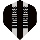 Ruthless - Clear Panel - Dart Flights - 100 Micron - No2 - Std Black