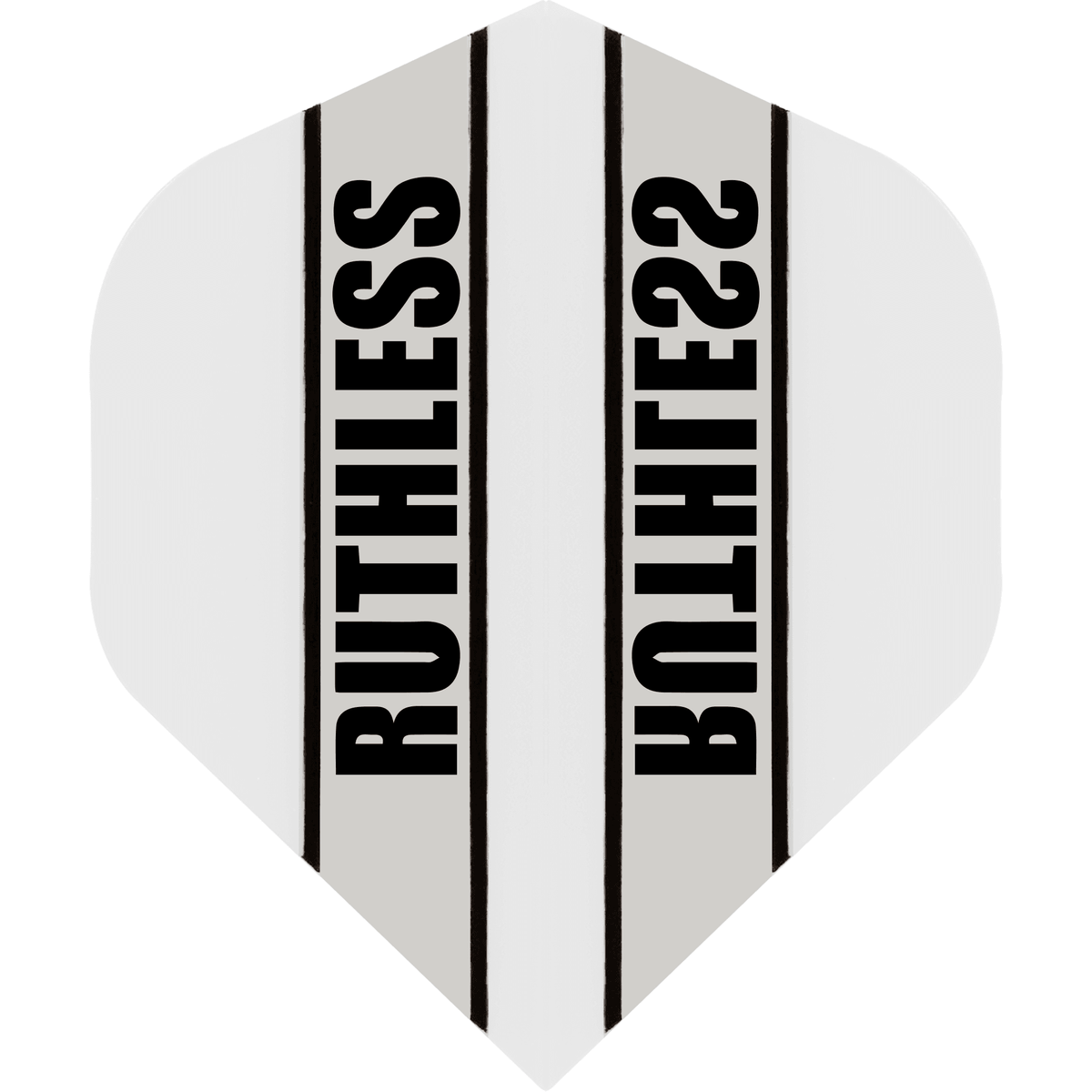 Ruthless - Clear Panel - Dart Flights - 100 Micron - No2 - Std Clear
