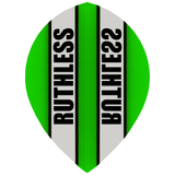 Ruthless - Clear Panel - Dart Flights - 100 Micron - Pear Green