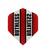 Ruthless - Clear Panel - Dart Flights - 100 Micron - Mini - Std Red