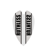 Ruthless - Clear Panel - Dart Flights - 100 Micron - Mini Retro White